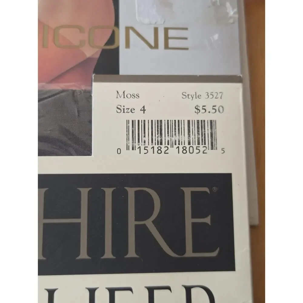 Berkshire Silky Sheer Control Top Pantyhose Moss Size C Sandalfoot 3527